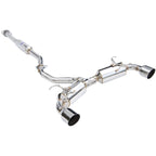 Invidia N2 Cat-Back Exhaust w/ Dual Single-Layer 101mm SS Tips, 2013-2020 BRZ/FR-S/86 - Angle 4