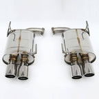 Invidia Q300 Axle-Back Exhaust System w/ Rolled 89mm SS Tips, 2022-2026 WRX