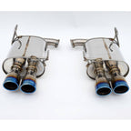 Invidia Q300 Axle-Back Exhaust System w/ Rolled 89mm Ti Tips, 2022-2026 WRX