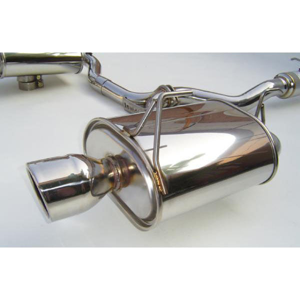 Invidia Q300 Cat-Back Exhaust System w/ 110mm SS Tips, 2000-2009 S2000 - Angle 2