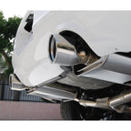 Invidia Q300 Cat-Back Exhaust System w/ 110mm SS Tips, 2000-2009 S2000 - Angle 4