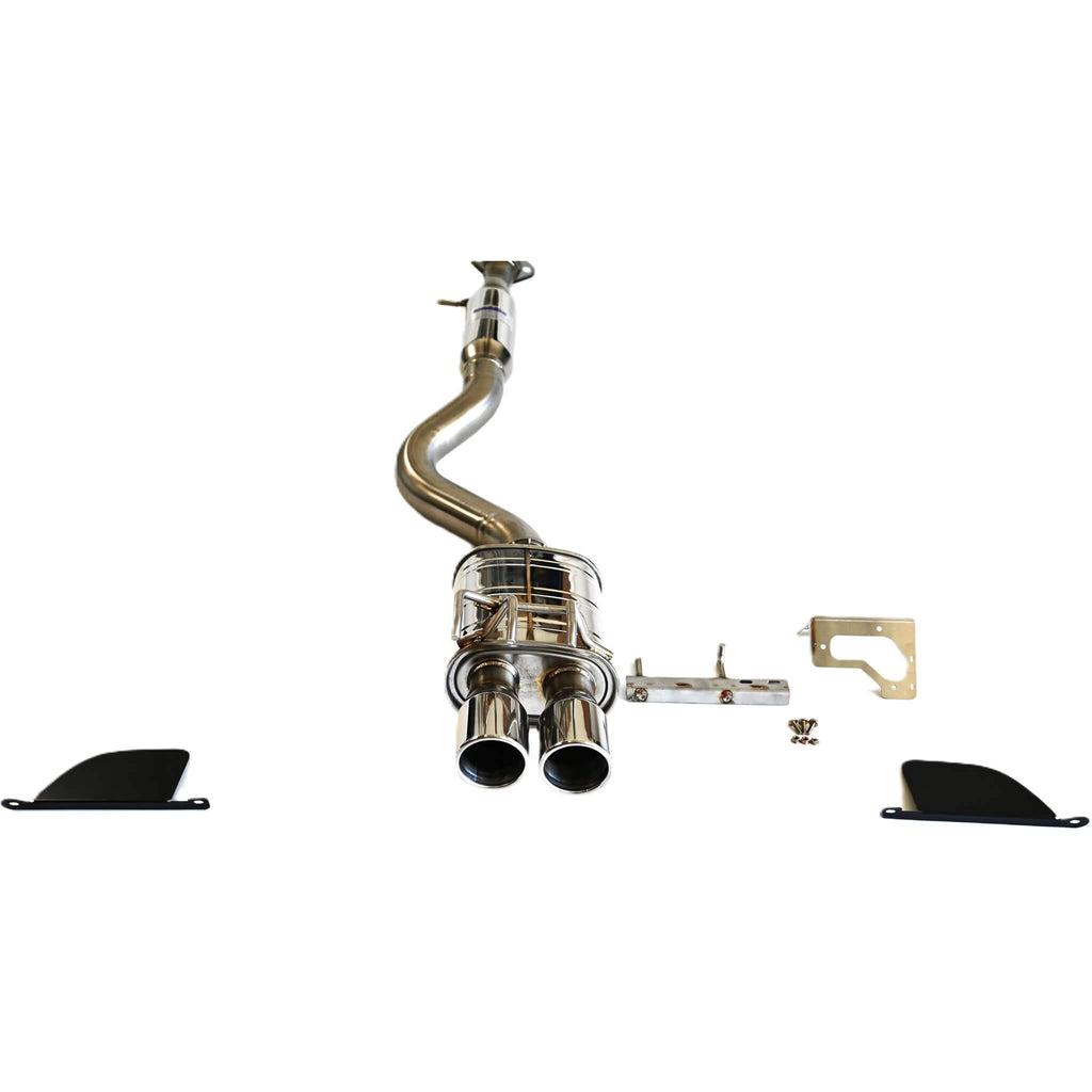 Invidia Q300 Cat-Back Exhaust System w/ Dual Rolled 110mm SS Tips, 2023-2025 GR Corolla