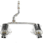 Invidia Q300 Cat-Back Exhaust System w/ Quad 60mm SS Tips, 2005-2009 Legacy GT