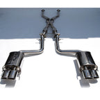 Invidia Q300 Cat-Back Exhaust System w/ Quad Rolled SS Tips, 2014+ RCF