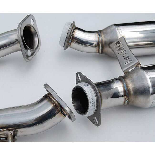 Invidia Q300 Cat-Back Exhaust System w/ Quad Rolled Ti Tips, 2014+ RCF - Angle 3