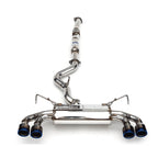Invidia Q300 Cat-Back Exhaust System w/ Rolled 110mm Ti Tips, 2008-2014 STi & 2011-2014 WRX (Hatch)