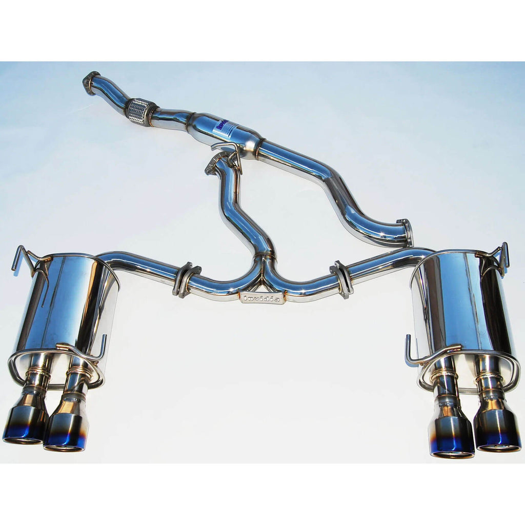 Invidia Q300 Cat-Back Exhaust System w/ Rolled 110mm Ti Tips, 2015-2021 WRX & STi