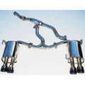 Invidia Q300 Cat-Back Exhaust System w/ Rolled 110mm Ti Tips, 2015-2021 WRX & STi