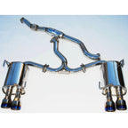 Invidia Q300 Cat-Back Exhaust System w/ Rolled 110mm Ti Tips, 2015-2021 WRX & STi