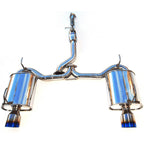 Invidia Q300 Cat-Back Exhaust System w/ Single-Layer 101mm Ti Tips, 2000-2009 S2000