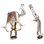 Invidia Q300 Cat-Back Exhaust System w/ Single Rolled 110mm SS Tip, 2002-2007 WRX & 2004-2007 STi