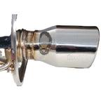 Invidia Q300 Cat-Back Exhaust System w/ Single Rolled 110mm SS Tip, 2002-2007 WRX & 2004-2007 STi - Angle 4