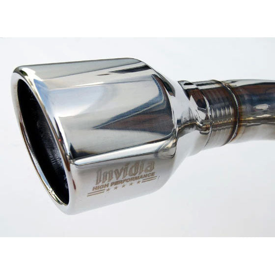 Invidia Q300 Cat-Back Exhaust w/ Dual Rolled 101mm SS Tips, 2013-2020 BRZ/FR-S/86 - Angle 3