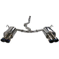 Invidia Q300 Cat-Back Exhaust w/ Quad Single-Layer 101mm Ti Tips, 2015-2021 STi & 2015-2021 WRX