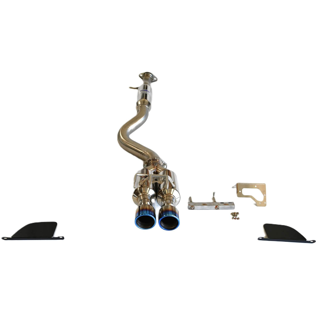 Invidia R400 Cat-Back Exhaust System w/ Dual Rolled 110mm Ti Tips, 2023-2025 GR Corolla
