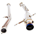 Invidia Racing Cat-Back Exhaust w/ Single 101mm Single-Layer Ti Tip, 2002-2007 WRX & 2004-2007 STi