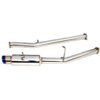 Invidia Racing Cat-Back Exhaust w/ Single 101mm Single-Layer Ti Tip, 2002-2007 WRX & 2004-2007 STi - Angle 2
