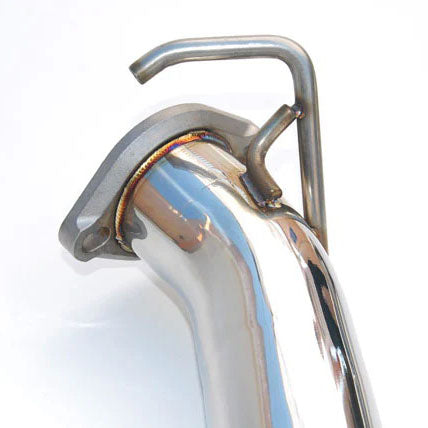 Invidia Racing Racing Cat-Back Exhaust System w/ Single 110mm Ti Tip, 2015-2021 WRX & STi - Angle 3