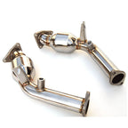 Invidia Test Pipes w/ High Flow Cat. (60mm), 2003-2009 Nissan 350Z / Infinity G35/FX35 - Angle 2