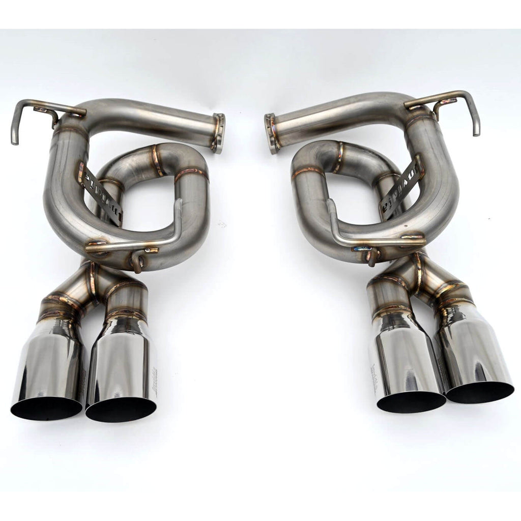Invidia Twin Loop Axle-Back Exhaust System w/ Single-Layer 89mm SS Tips, 2022-2026 WRX