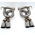 Invidia Twin Loop Axle-Back Exhaust System w/ Single-Layer 89mm SS Tips, 2022-2026 WRX