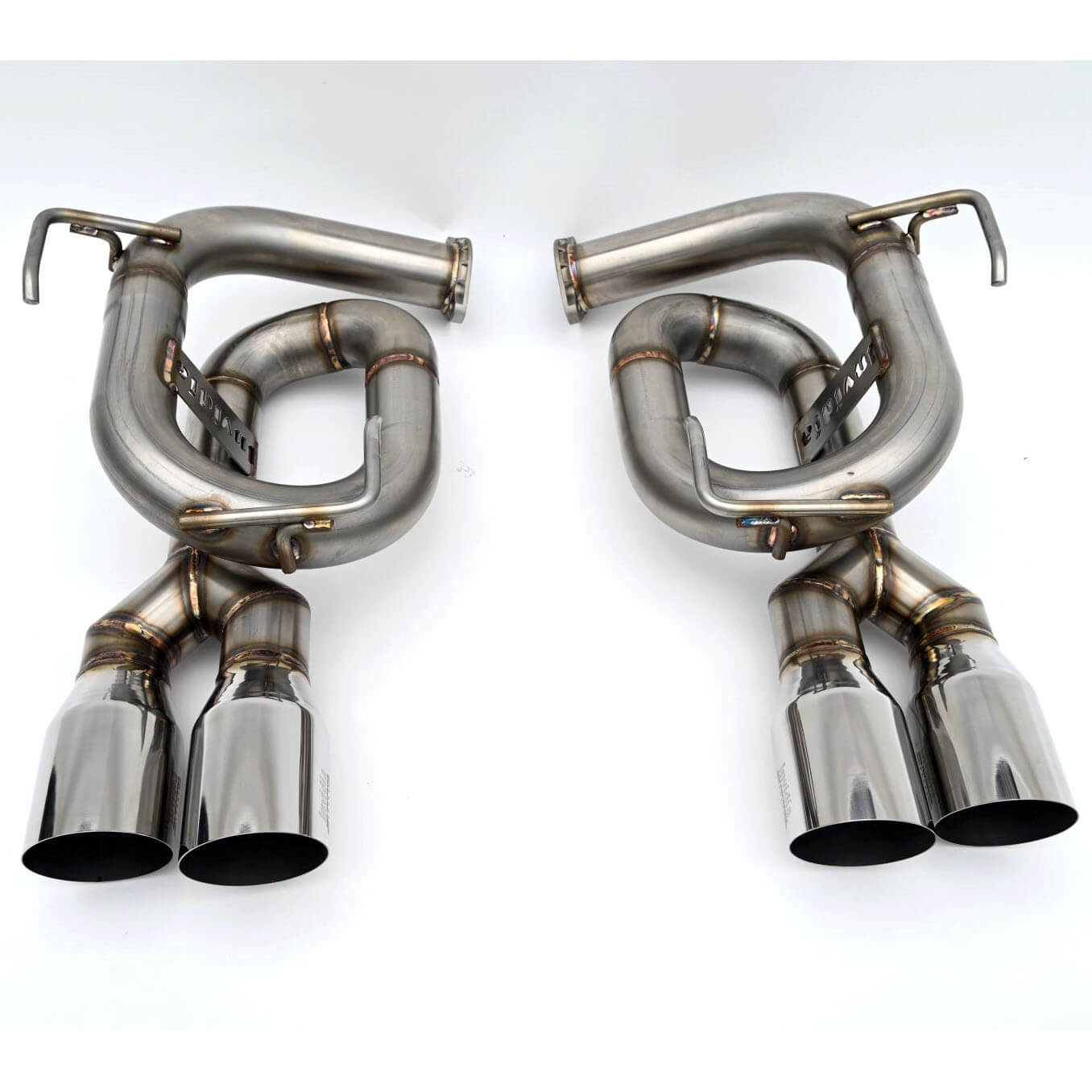 Invidia Twin Loop Axle-Back Exhaust System w/ Single-Layer 89mm SS Tips, 2022-2026 WRX