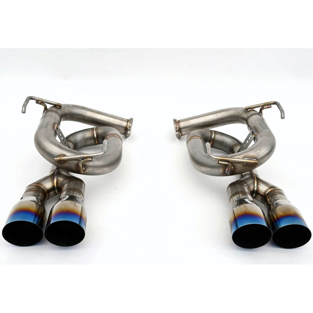 Invidia Twin Loop Axle-Back Exhaust System w/ Single-Layer 89mm Ti Tips, 2022-2026 WRX