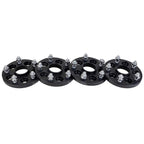 ISC Wheel Adapters (5x100 > 5x114, 25mm, Pair/4, Black), 2002-2014 WRX & 2004 STi