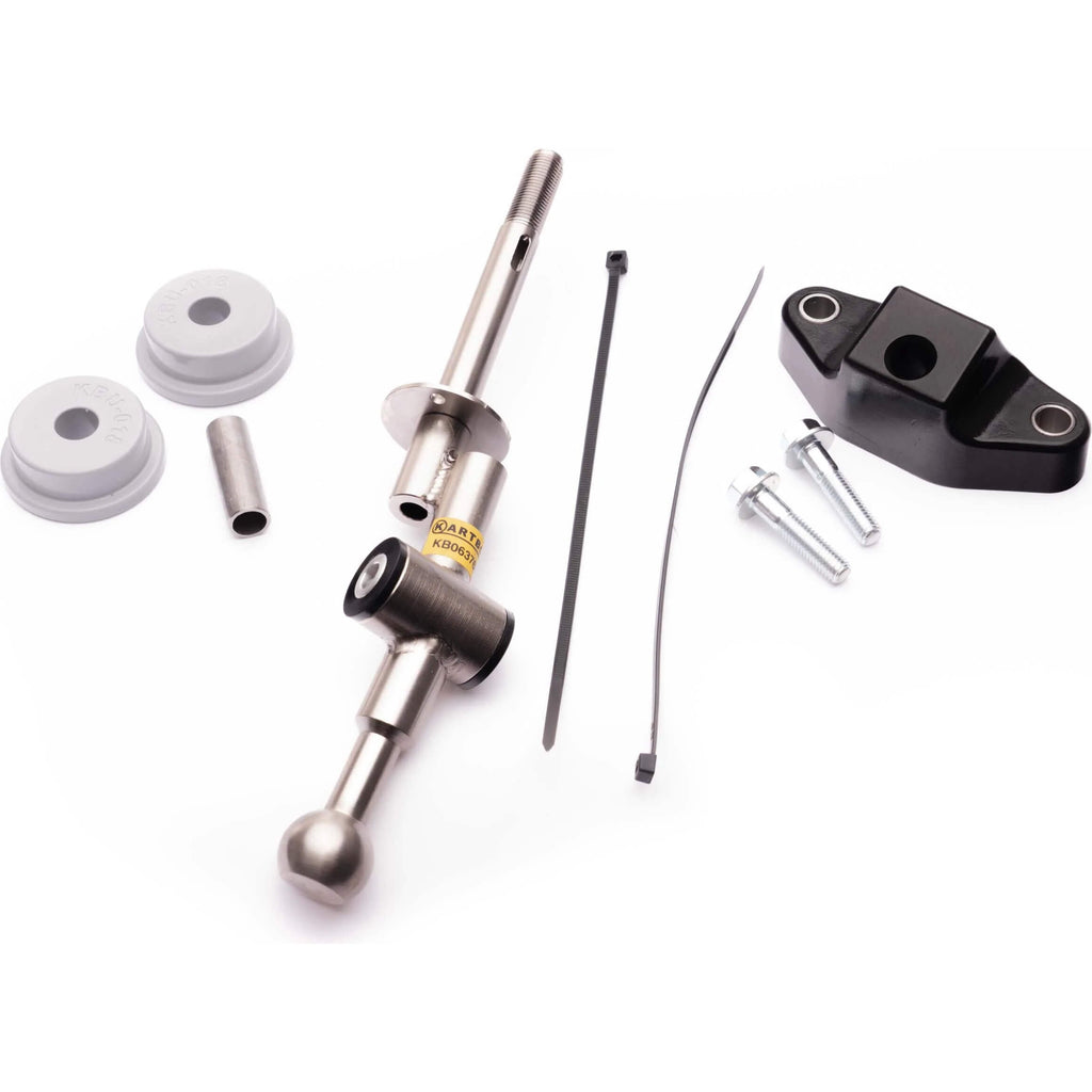 Kartboy Short Throw Shifter w/ Front & Rear Bushings Combo, 2004-2021 STi - Angle 2