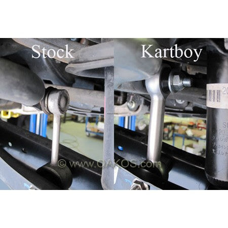 Kartboy Sway Bar End Links (Rear, Solid), 2008-2025 WRX/STi & 2013+ BRZ/FR-S/86 - Angle 3
