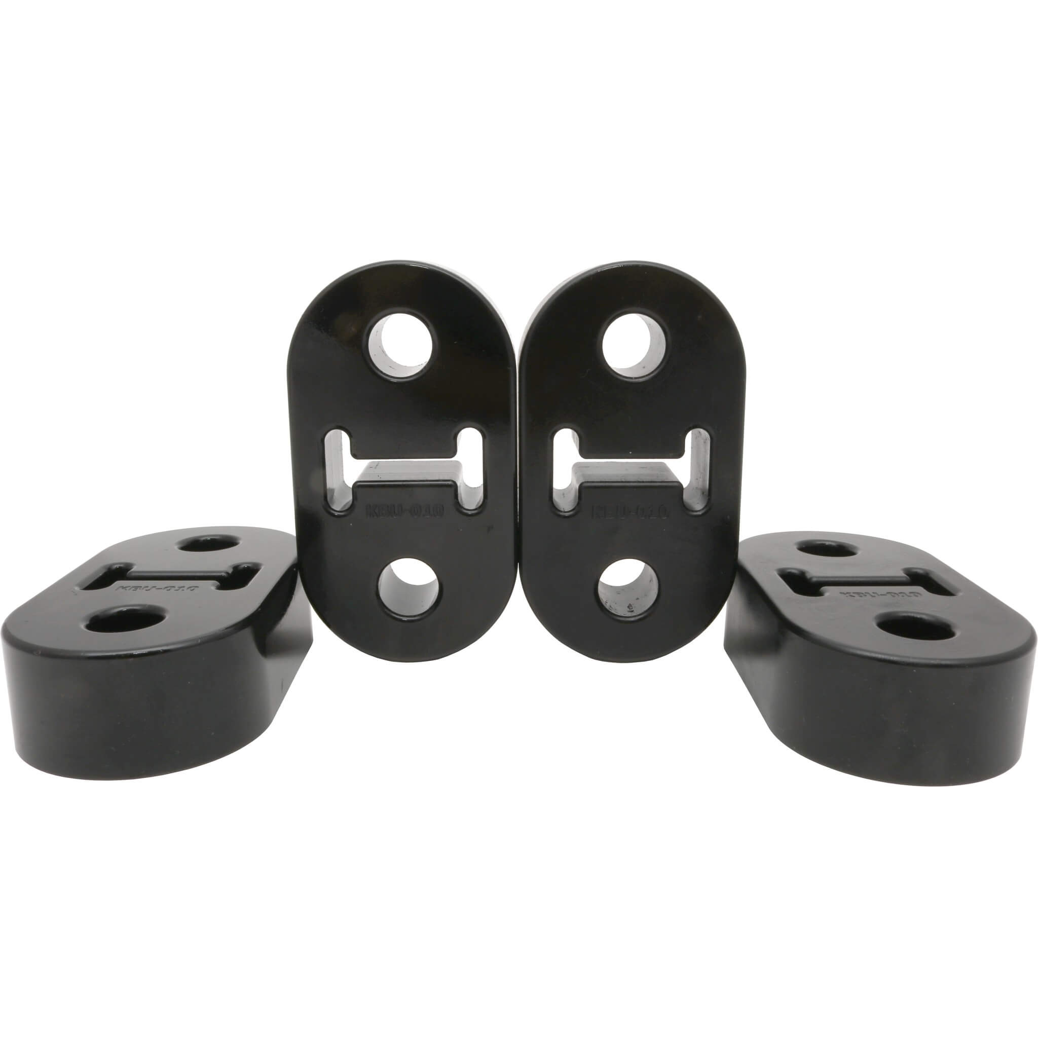 Kartboy XL Long Exhaust Hanger (15mm, Black), 2002-2007 WRX & 2004-2007 STi