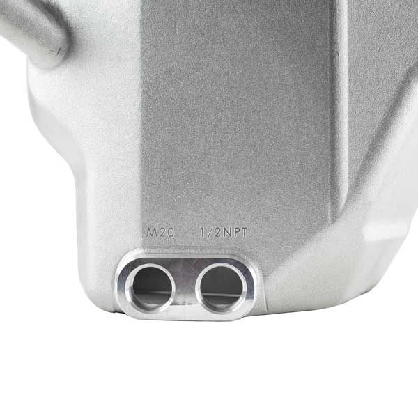 Killer B Cast Performance Oil Pan, High Flow Pickup & Baffle, 2002-2014 WRX & 2004-2021 STi - Angle 2