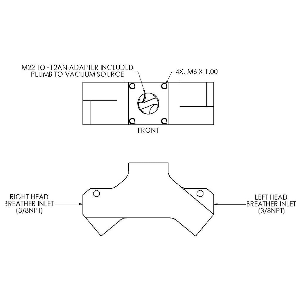 Killer B Oil Control Valve, 2002-2007 WRX & 2004-2007 STi - Angle 3