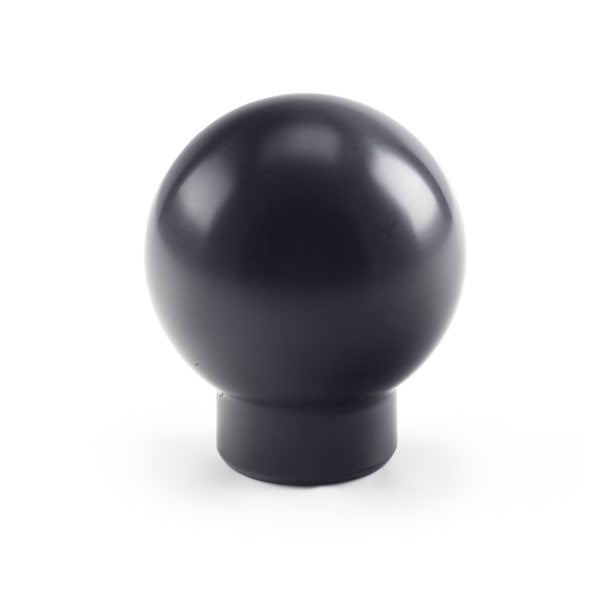 Killer B Round Delrin Shift Knob w/ Lockout (Brushed Black), 2004-2021 STi, 2015+ WRX & 2013+ BRZ/86