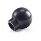 Killer B Round Delrin Shift Knob w/ Lockout (Brushed Black), 2004-2021 STi, 2015+ WRX & 2013+ BRZ/86 - Angle 3