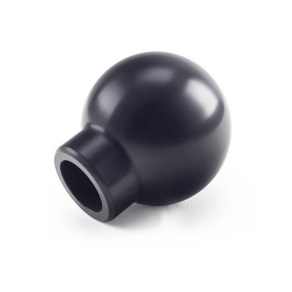 Killer B Round Delrin Shift Knob w/ Lockout (Brushed Black), 2004-2021 STi, 2015+ WRX & 2013+ BRZ/86 - Angle 3