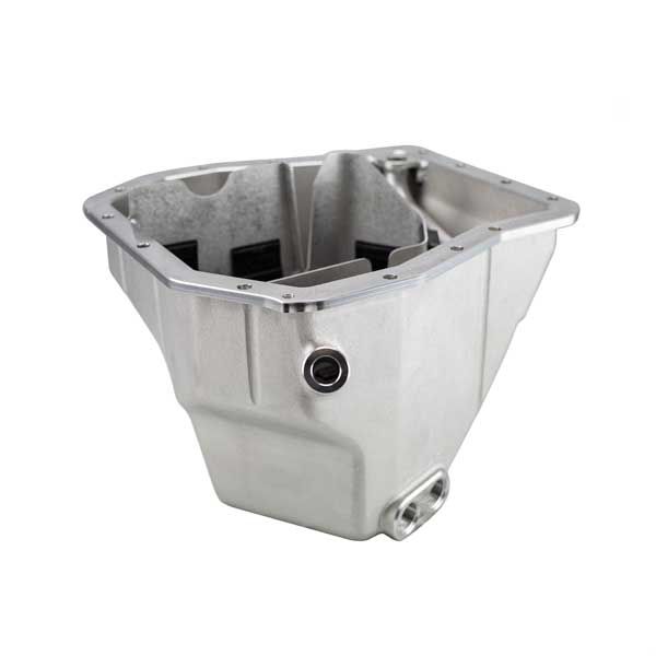 Killer B Super G Cast High Performance Oil Pan, 2002-2014 WRX & 2004-2021 STi - Angle 2