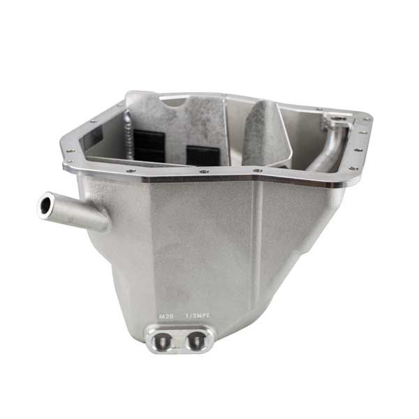 Killer B Super G Cast High Performance Oil Pan, 2002-2014 WRX & 2004-2021 STi - Angle 3