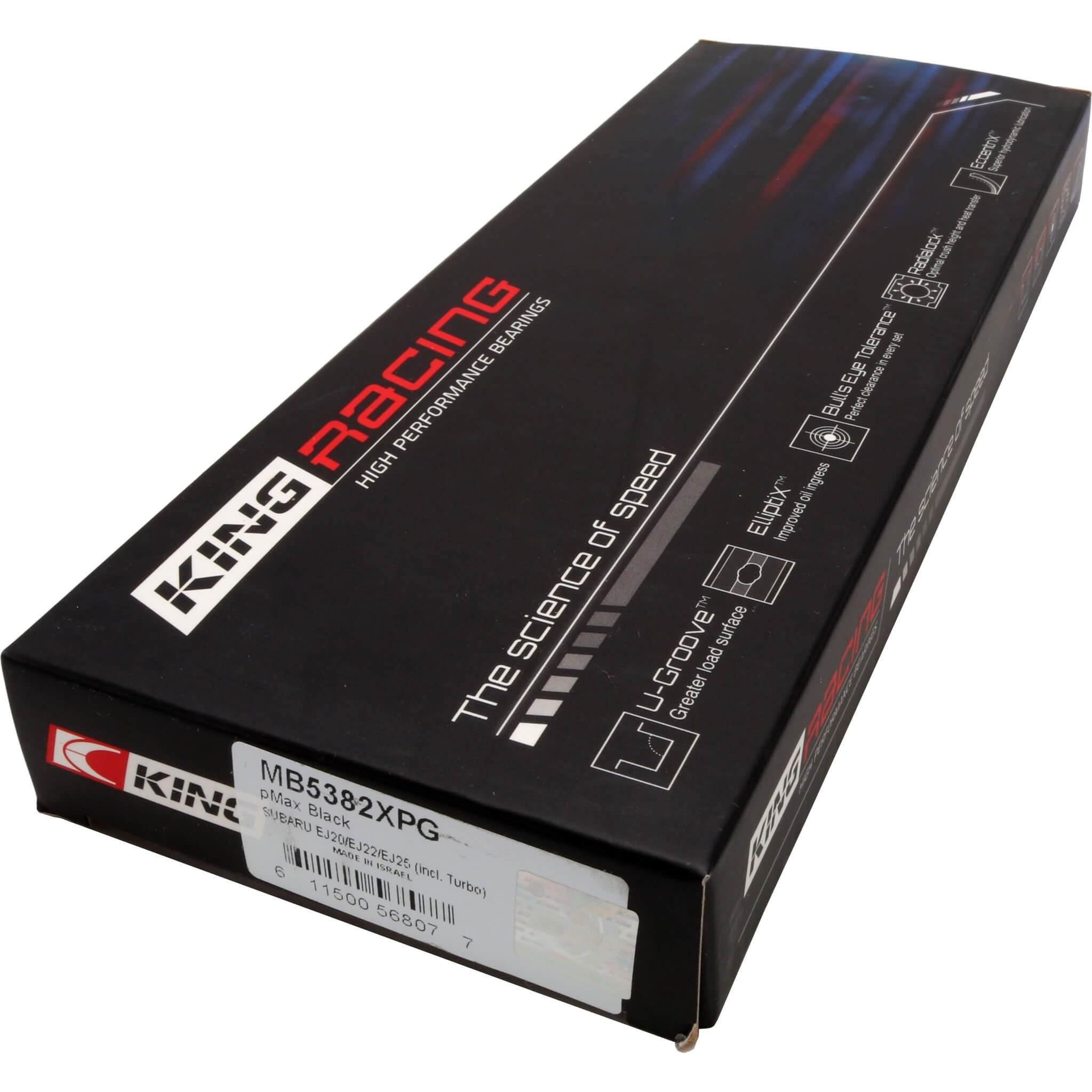 King XP Main Bearings (Std w/ Extra Clearance, Set), 2002-2014 WRX & 2004-2021 STi - Angle 3