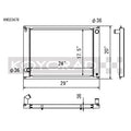 Koyo VH Series Aluminum Radiator, 2009-2020 370Z