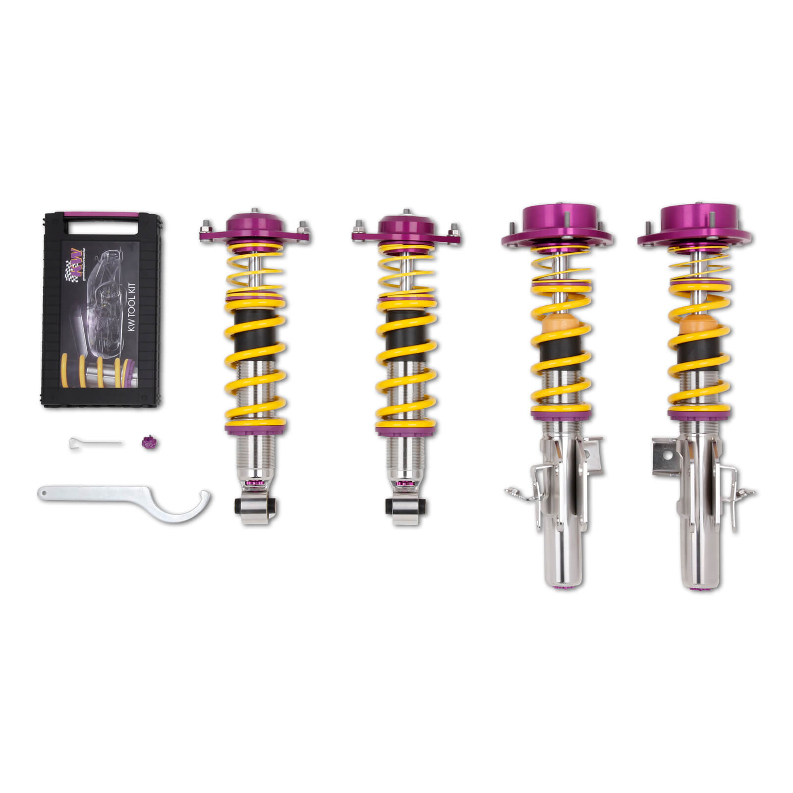 KW Clubsport 2-Way Adjustable Coilovers, 2013-2020 BRZ/FR-S/86