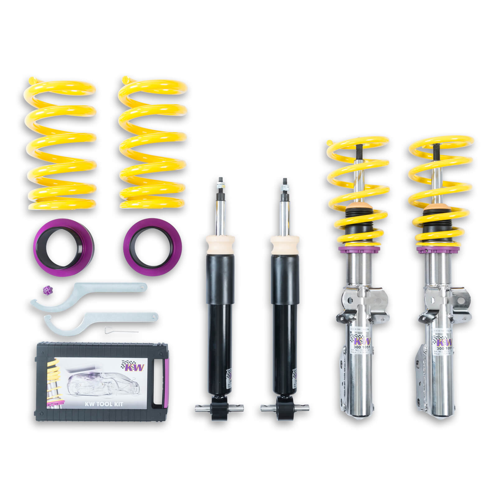 KW Variant 1 Coilovers, 2015+ Mustang GT 5.0L