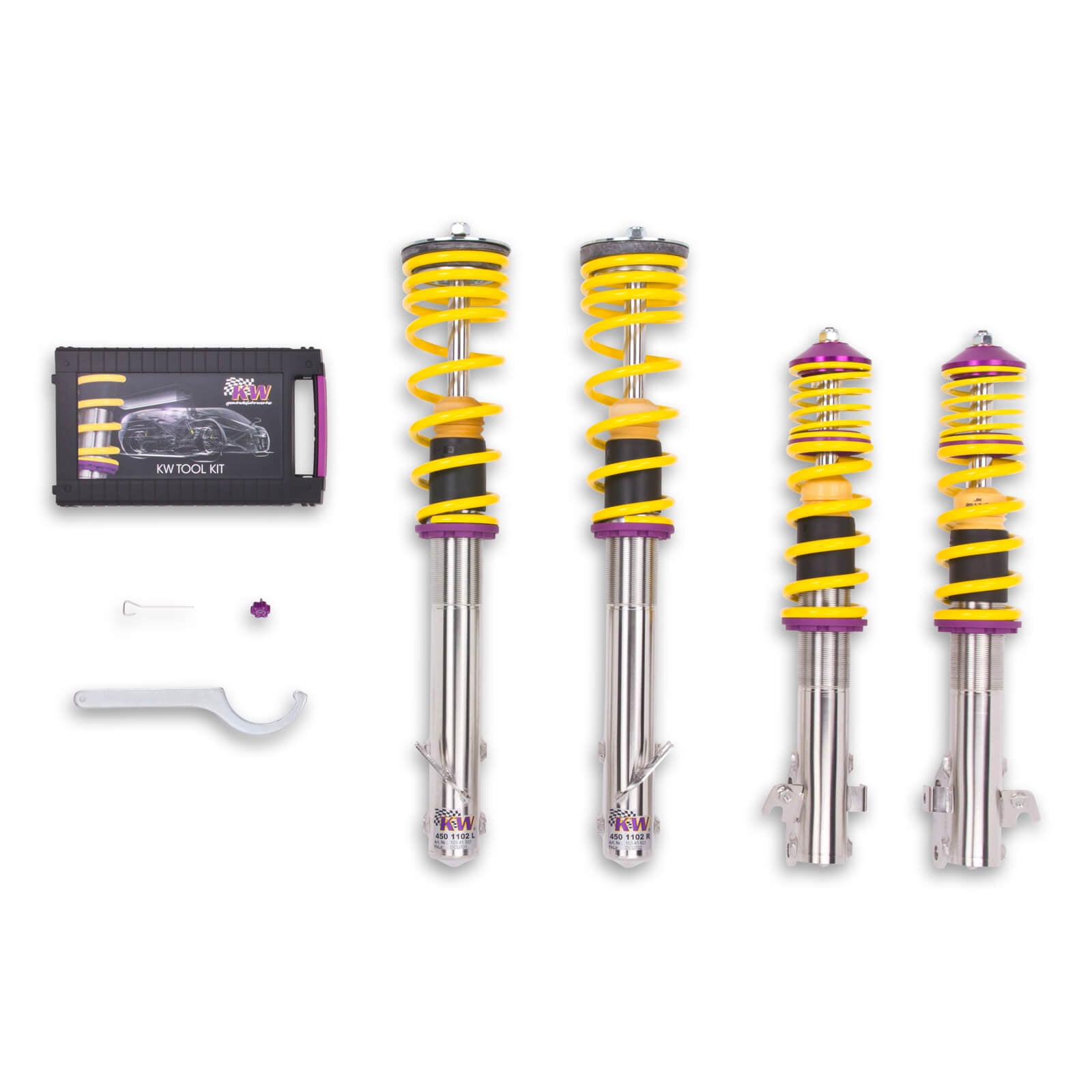 KW Variant 1 Coilovers, 2004 STi