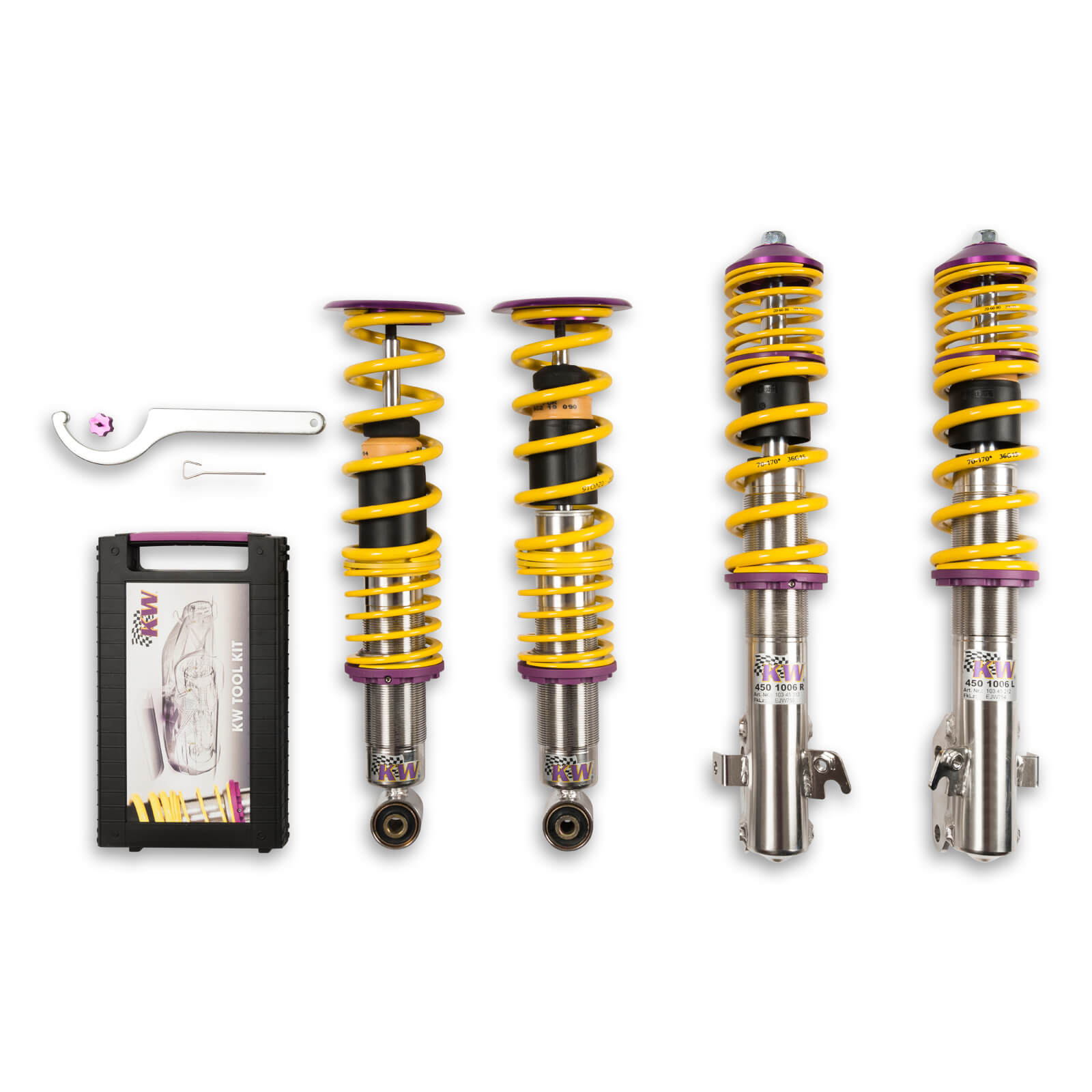 KW Variant 1 Coilovers, 2008-2014 WRX
