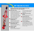 KYB AGX Adjustable Struts (Set/4), 2002-2003 WRX (Sedan) - Angle 2