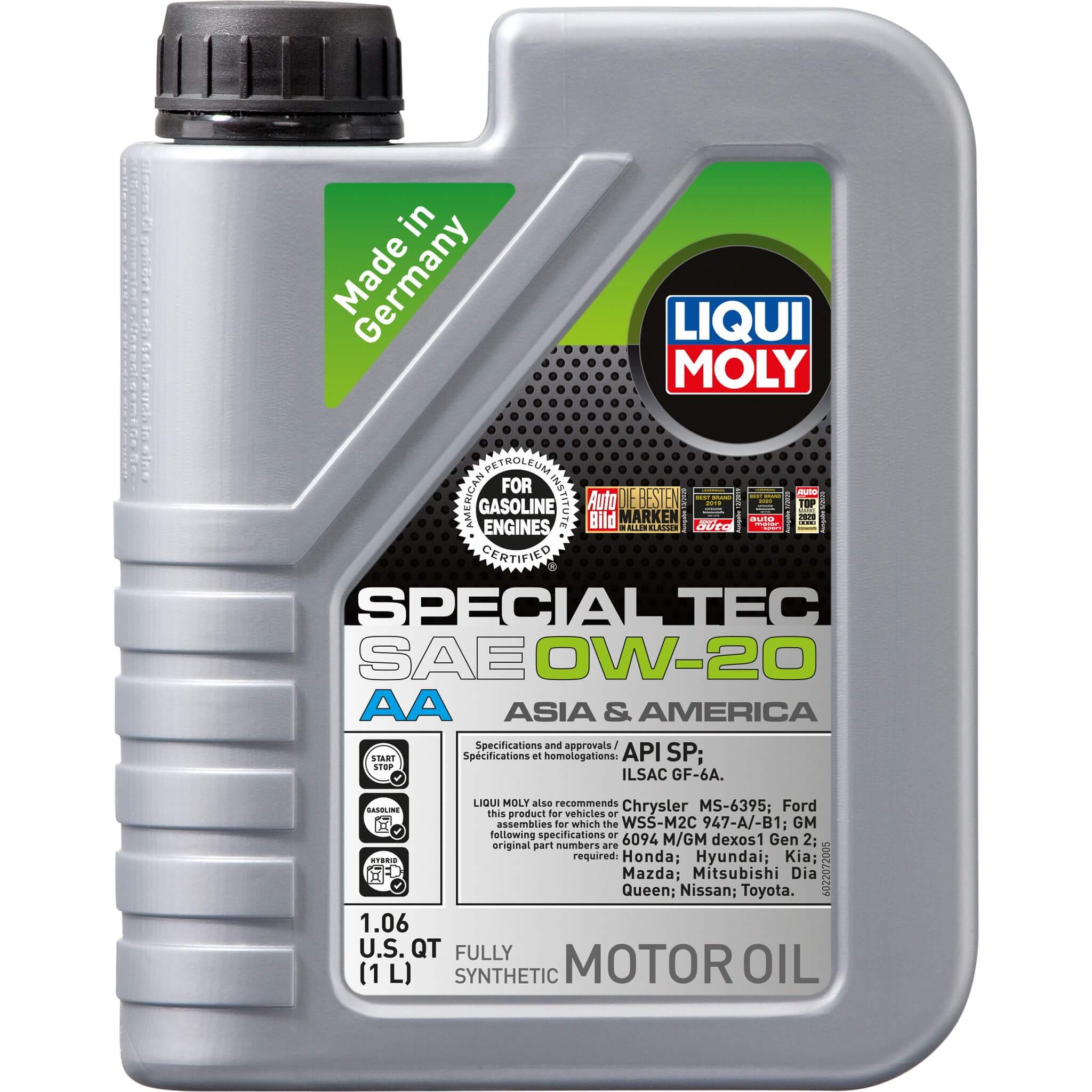 LIQUI MOLY Special Tec AA Engine Oil (0W-20, 1 Liter)