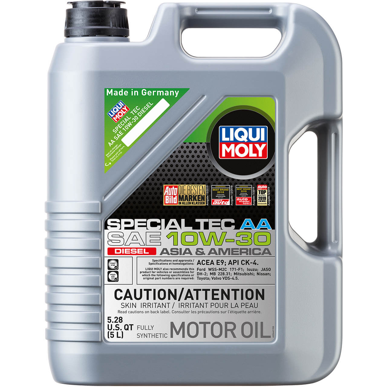 LIQUI MOLY Special Tec AA Engine Oil (10W-30 Diesel, 5 Liters)