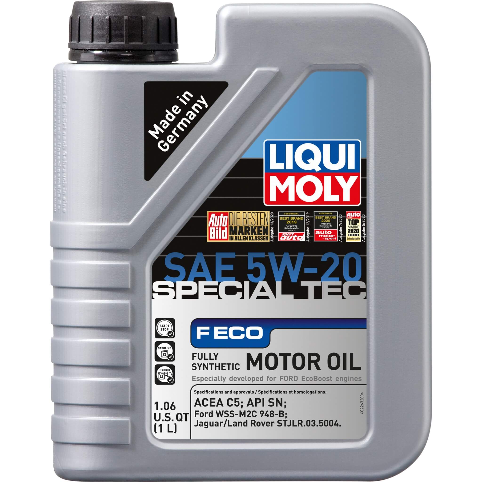 LIQUI MOLY Special Tec F ECO Engine Oil (5W-20, 1 Liter)