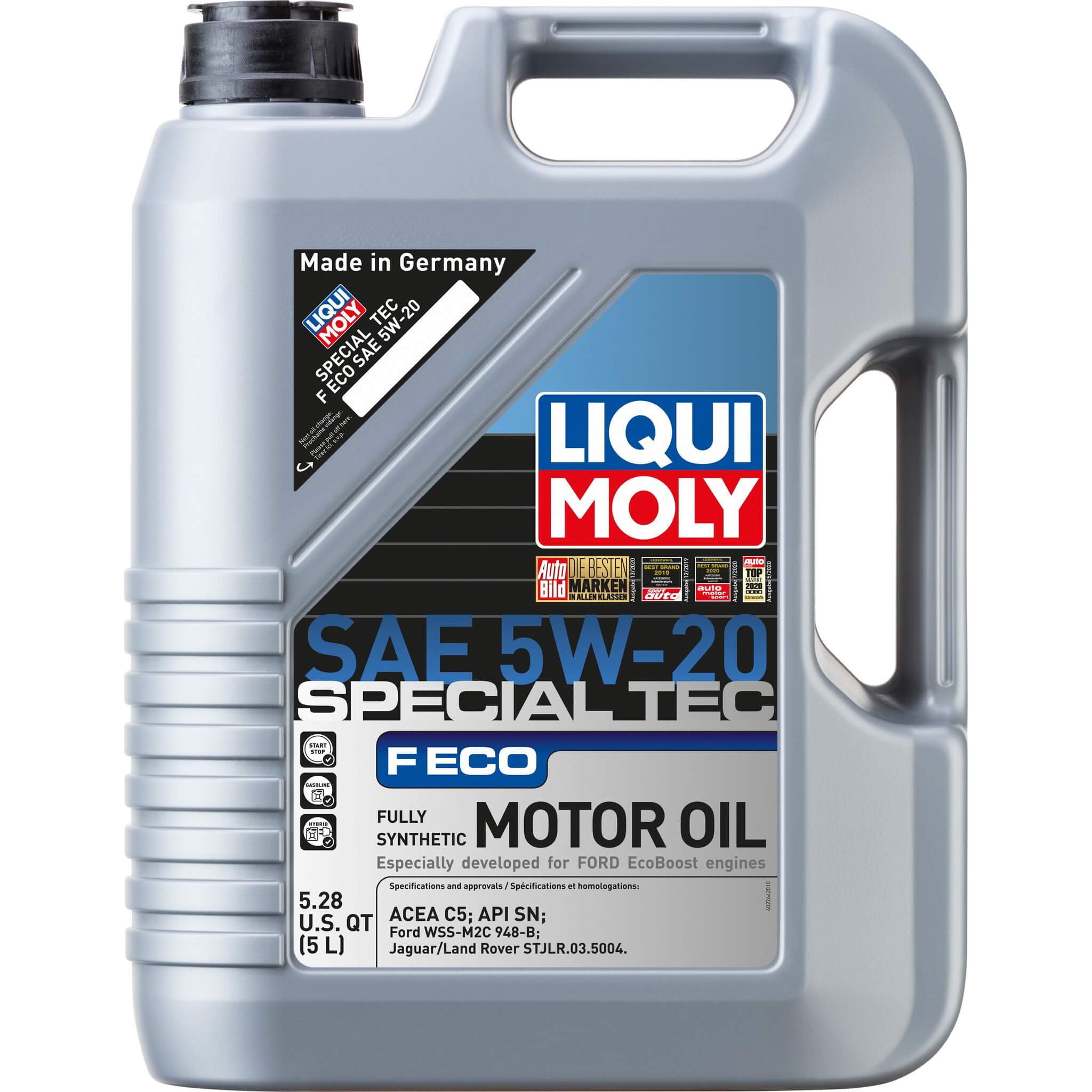 LIQUI MOLY Special Tec F ECO Engine Oil (5W-20, 5 Liters)