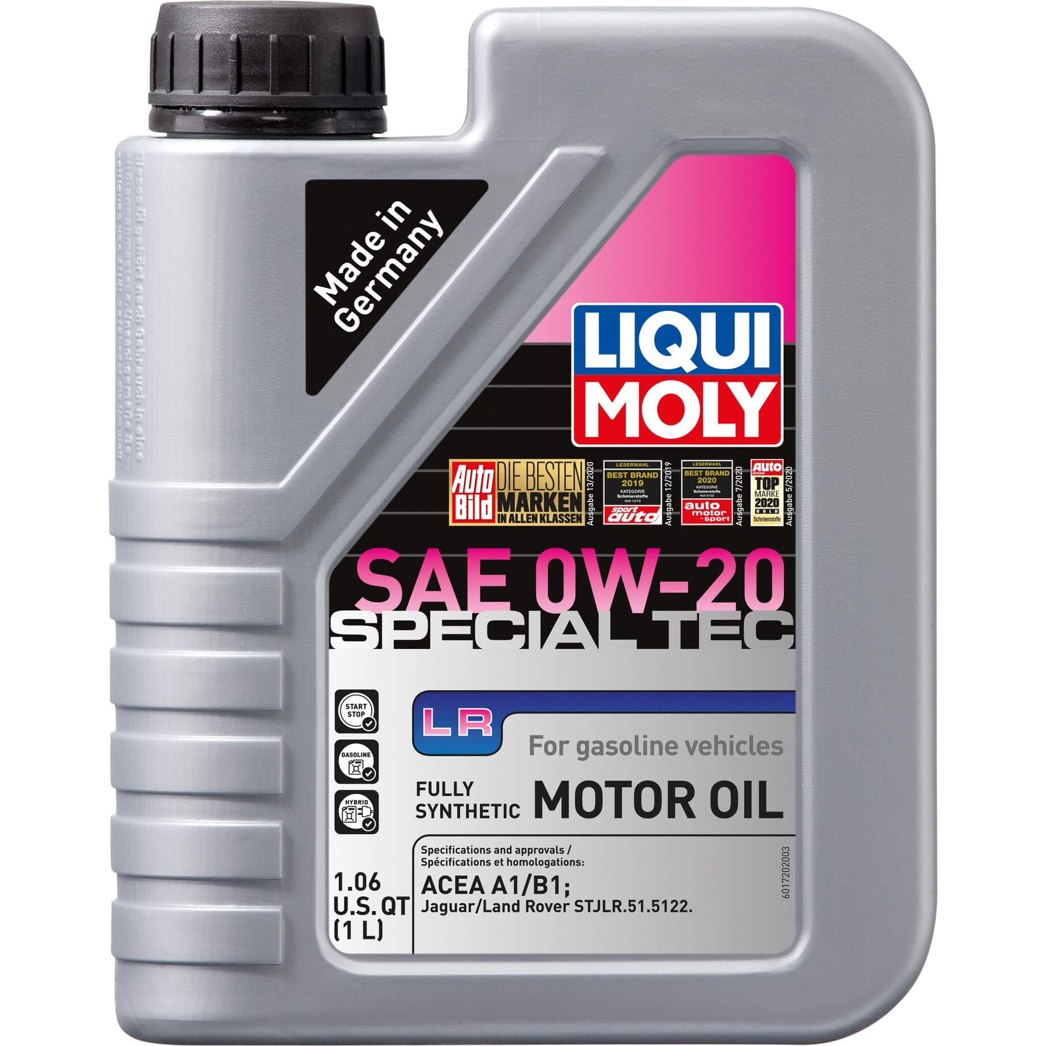 LIQUI MOLY Special Tec LR Engine Oil (0W-20, 1 Liter)